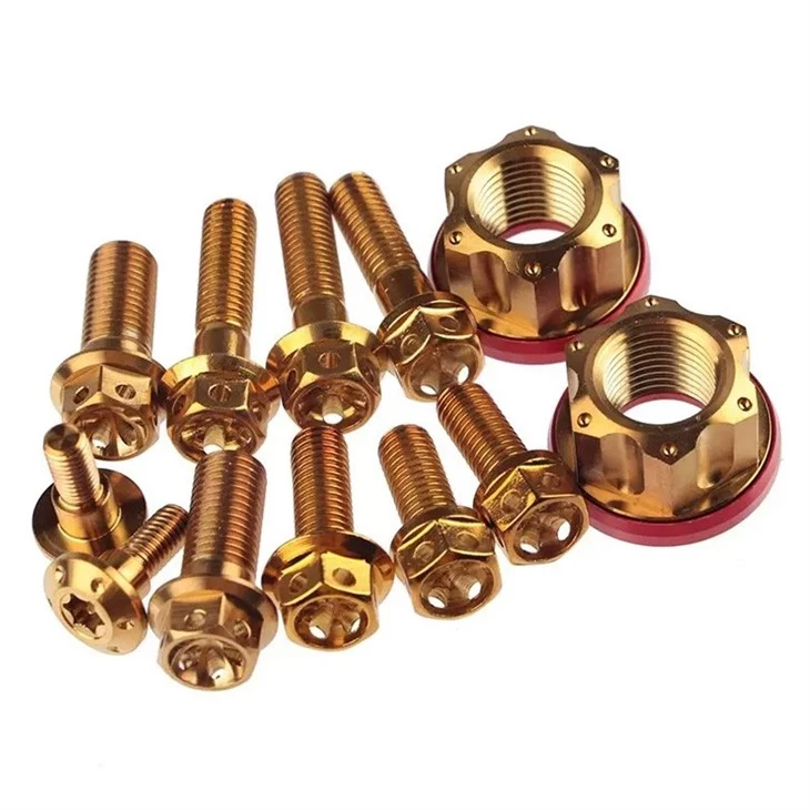 Titanium Motorcycle Bolts And Fasteners